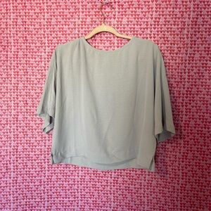 Elegant Gray Women's Top